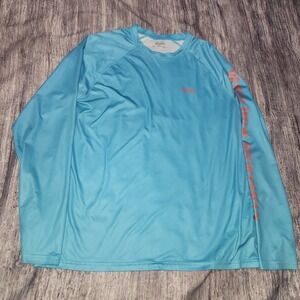World Wide Sportsman Fishing Long Sleeve Shirt Large Bass Graphic